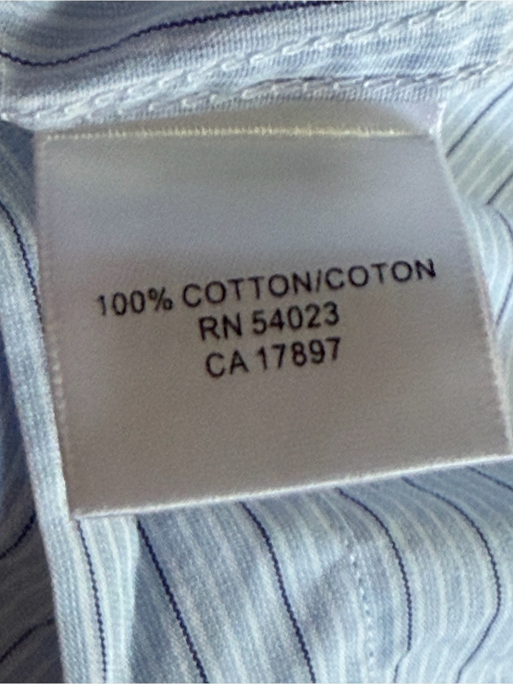 Banana Republic Men’s Blue Striped Button Front Shirt 100% Cotton Size S - Picture 11 of 11